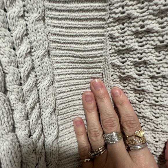 Abercrombie and Fitch Chenille Cable Cardigan Size XS - Picture 4 of 6